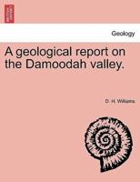 A geological report on the Damoodah valley.