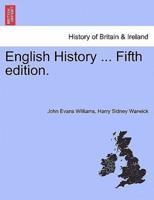 English History ... Fifth edition.