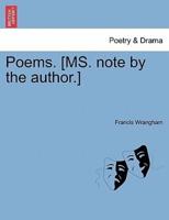 Poems. [MS. note by the author.]
