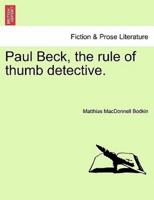 Paul Beck, the rule of thumb detective.