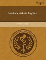Auxiliary Verbs in Uyghur