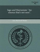 Iago and Marranism