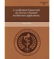 Verification Framework for Service-Oriented Architecture Applications.
