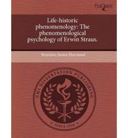 Life-historic Phenomenology