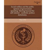 Social Welfare and the Public Opinion of Government Spending