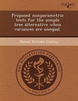Proposed Nonparametric Tests for the Simple Tree Alternative When Variances