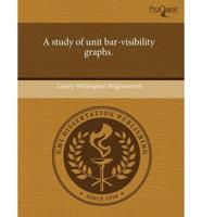 Study of Unit Bar-visibility Graphs