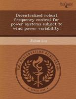 Decentralized Robust Frequency Control for Power Systems Subject to Wind Po