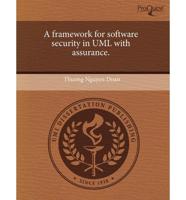 Framework for Software Security in Uml With Assurance