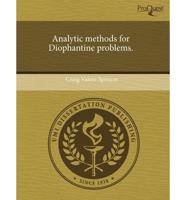 Analytic Methods for Diophantine Problems