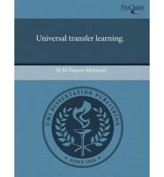 Universal Transfer Learning