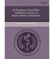 Performance of Steel Fiber-Reinforced Concrete in Beam-Column Connections.