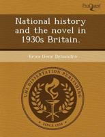 National History and the Novel in 1930s Britain