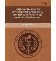 Religious Education for Environmental Awareness