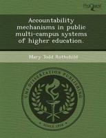 Accountability Mechanisms in Public Multi-Campus Systems of Higher Educatio