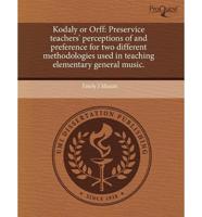 Kodaly Or Orff