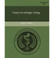 Essays On Strategic Voting