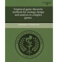 Empirical Game-Theoretic Methods for Strategy Design and Analysis in Comple