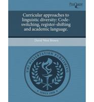 Curricular Approaches to Linguistic Diversity