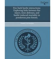 Fire-bark Beetle Interactions