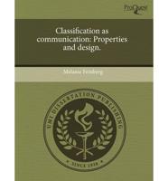 Classification As Communication
