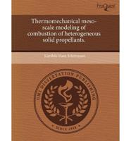 Thermomechanical Meso-Scale Modeling of Combustion of Heterogeneous Solid P