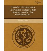 Effect of a Short-Term Intervention Strategy to Help Students Pass the Ohio