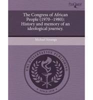 Congress of African People (1970--1980)