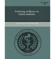 Fostering Resilience in Latina Students