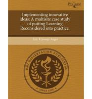 Implementing Innovative Ideas