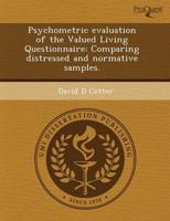 Psychometric Evaluation of the Valued Living Questionnaire