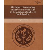 Impact of Community Ministry on Church Health in the Anglican Churches of S