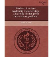 Analysis of Servant-leadership Characteristics