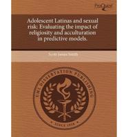 Adolescent Latinas and Sexual Risk
