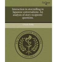 Interaction in Storytelling in Japanese Conversations