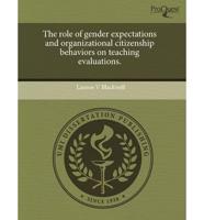 Role of Gender Expectations and Organizational Citizenship Behaviors on Tea