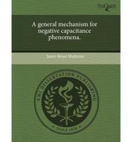General Mechanism for Negative Capacitance Phenomena