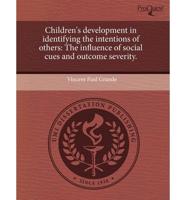 Children's Development in Identifying the Intentions of Others