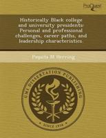 Historically Black College and University Presidents