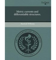 Metric Currents and Differentiable Structures
