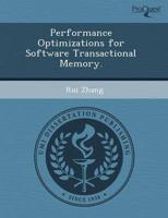Performance Optimizations for Software Transactional Memory.