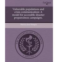 Vulnerable Populations and Crisis Communication
