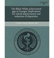 Black-white Achievement Gap in Georgia