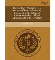 Theology of Scripture as a Decisive Factor in Homiletical Theory and Method