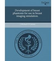 Development of Breast Phantoms for Use in Breast Imaging Simulation.