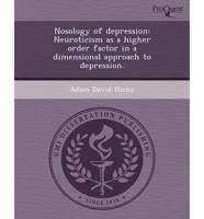 Nosology of Depression