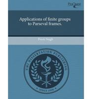 Applications of Finite Groups to Parseval Frames