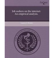 Job Seekers On the Internet