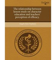 Relationship Between Lesson Study on Character Education and Teachers' Perc