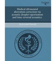 Medical Ultrasound Aberration Correction Via Acoustic Droplet Vaporization